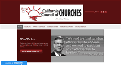 Desktop Screenshot of calchurches.org