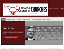 Tablet Screenshot of calchurches.org